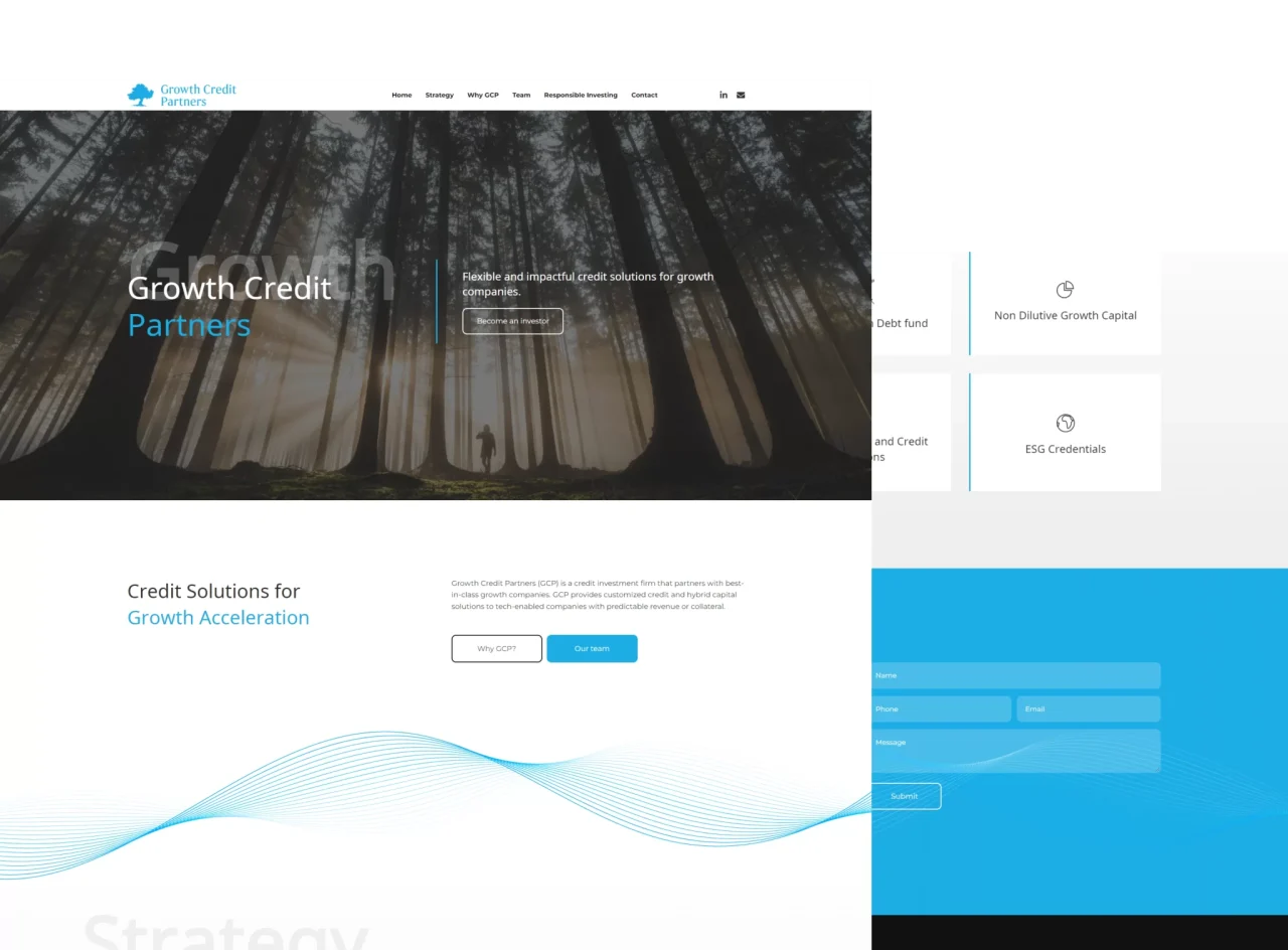 Enhancing Growth Credit Partners’ Digital Presence with Custom Solutions
