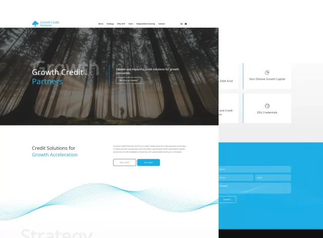 Enhancing Growth Credit Partners’ Digital Presence with Custom Solutions